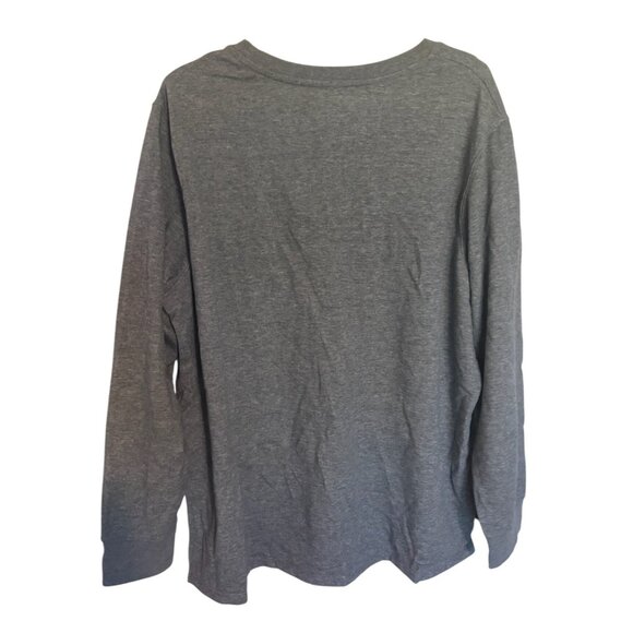 Cool Mom Gray Long Sleeve Sweatshirt By PositiviTees XL (16/18) Cotton Blend - Picture 2 of 7